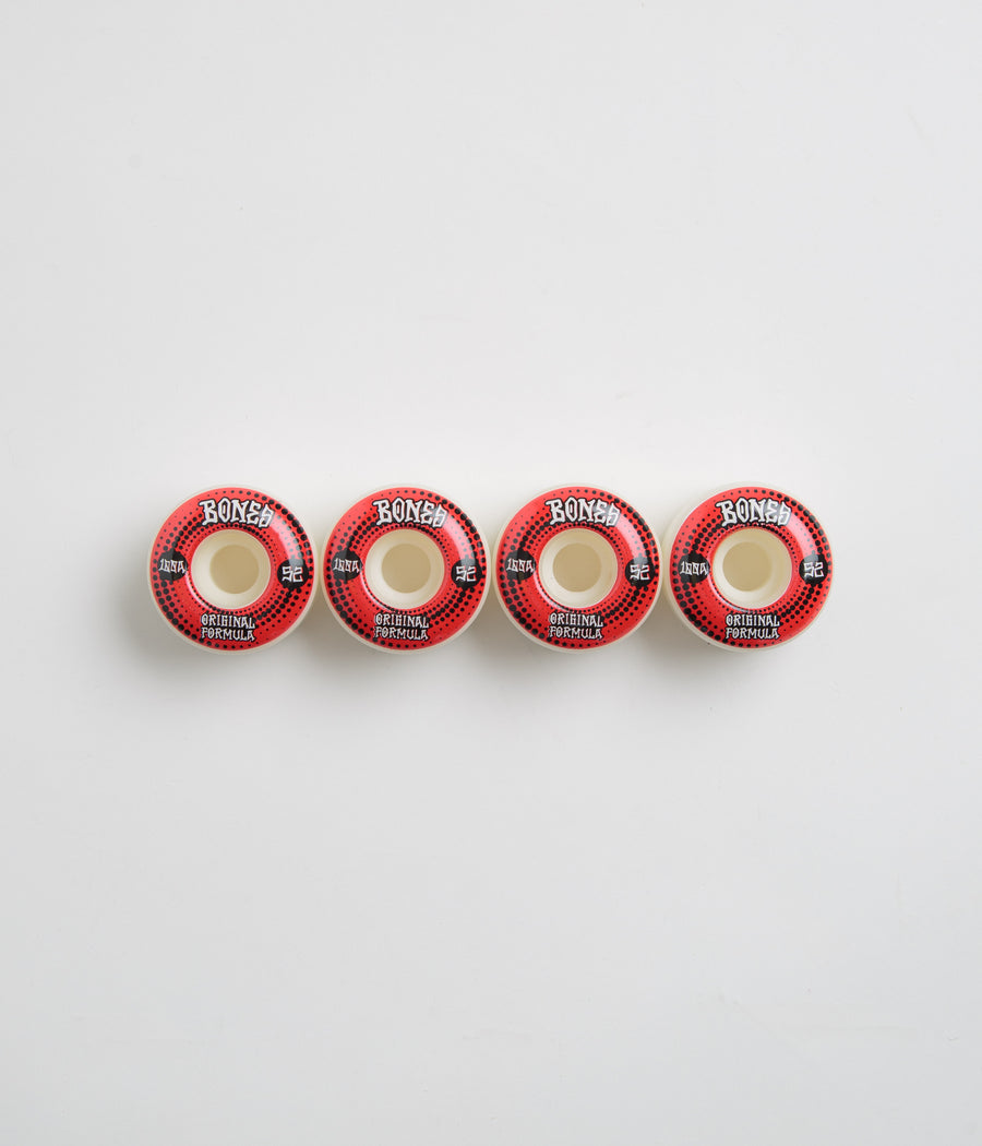 Bones OG Formula Originals 100A V4 Wide Wheels - White - 52mm