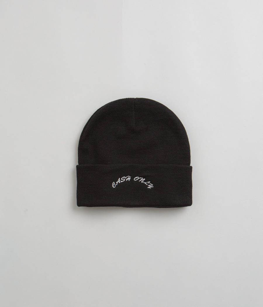 Cash Only Logo Beanie - Black