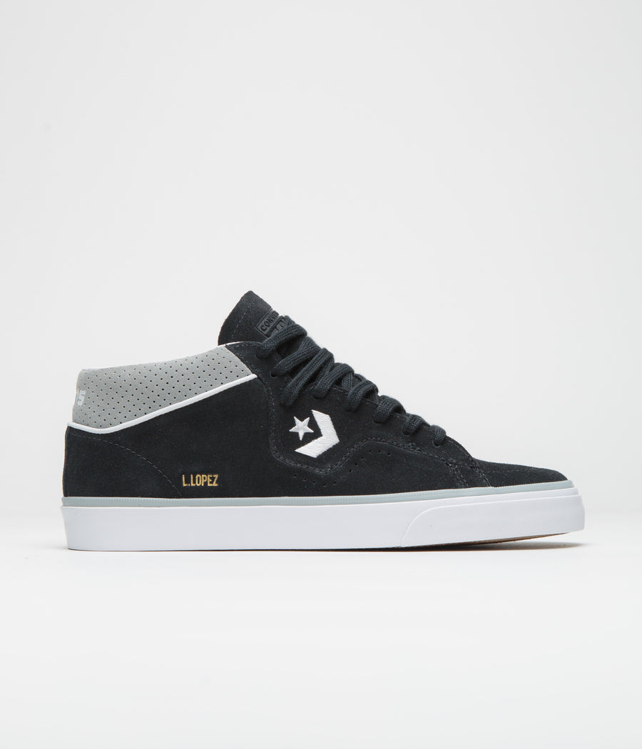 Converse Cons Louie Lopez Pro Ox Shoes - Black / Ash Stone / White