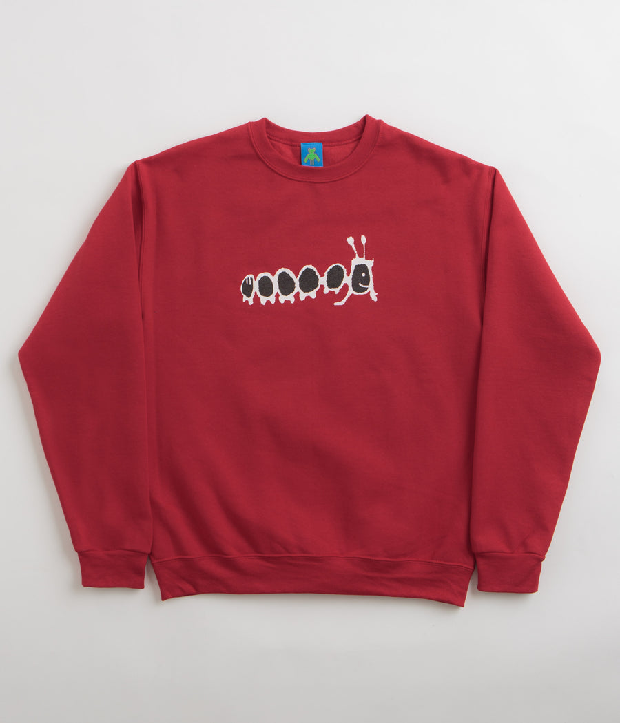 Frog Caterpillar Crewneck Sweatshirt - Red