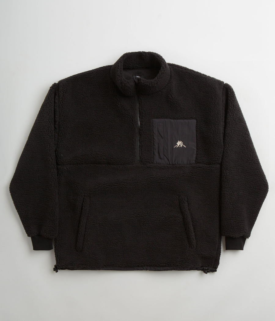 Magenta MTN 3/4 High Neck Fleece - Black