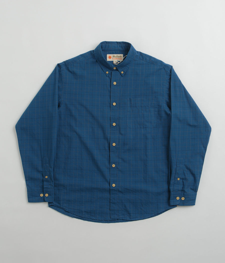 Mollusk Thurston Shirt - Aegean Windowpane