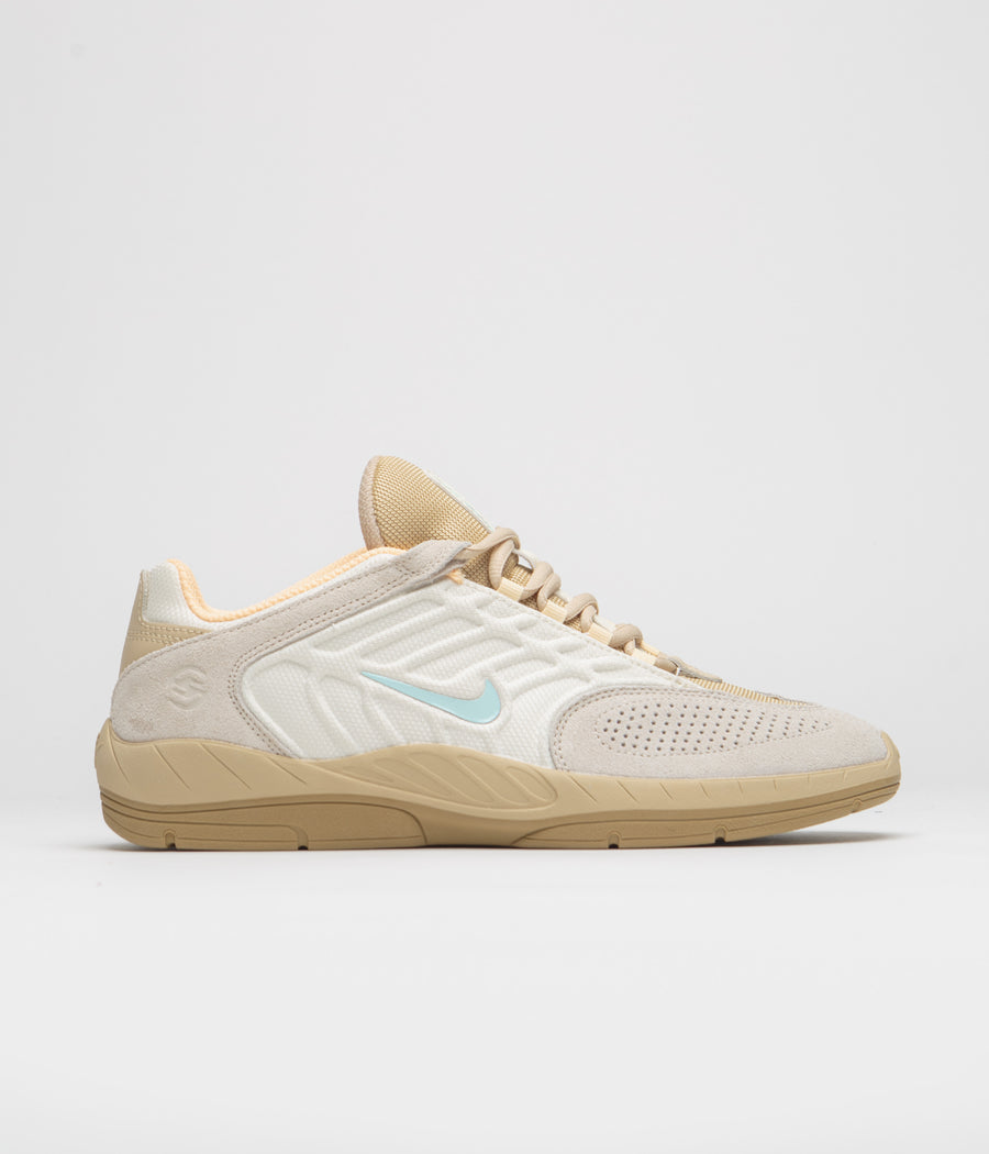 Nike SB Vertebrae TE Shoes - Coconut Milk / Jade Ice - Sesame - Gold