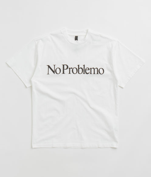 No Problemo Logo T-Shirt - White