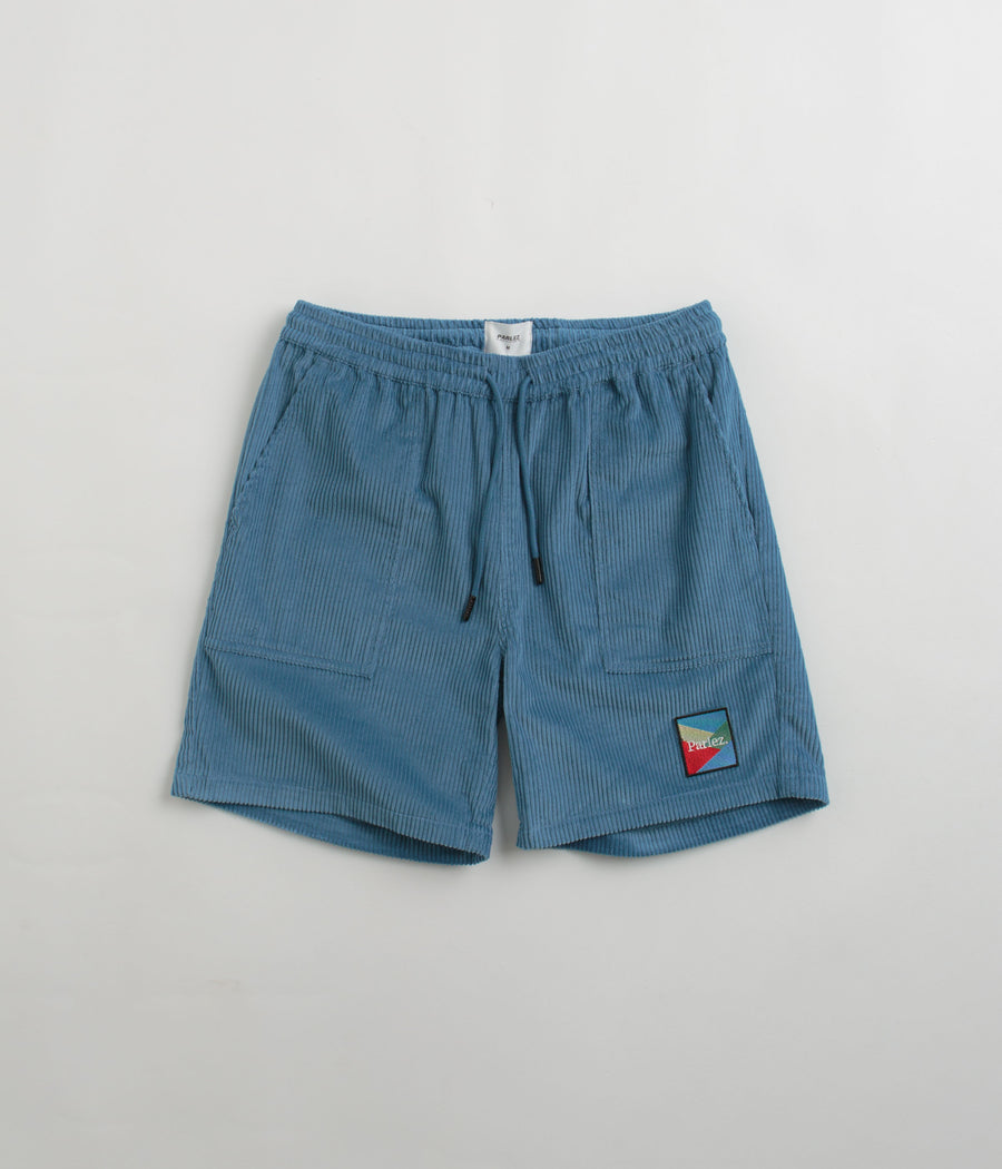 Parlez Campbell Cord Shorts - Dusty Blue