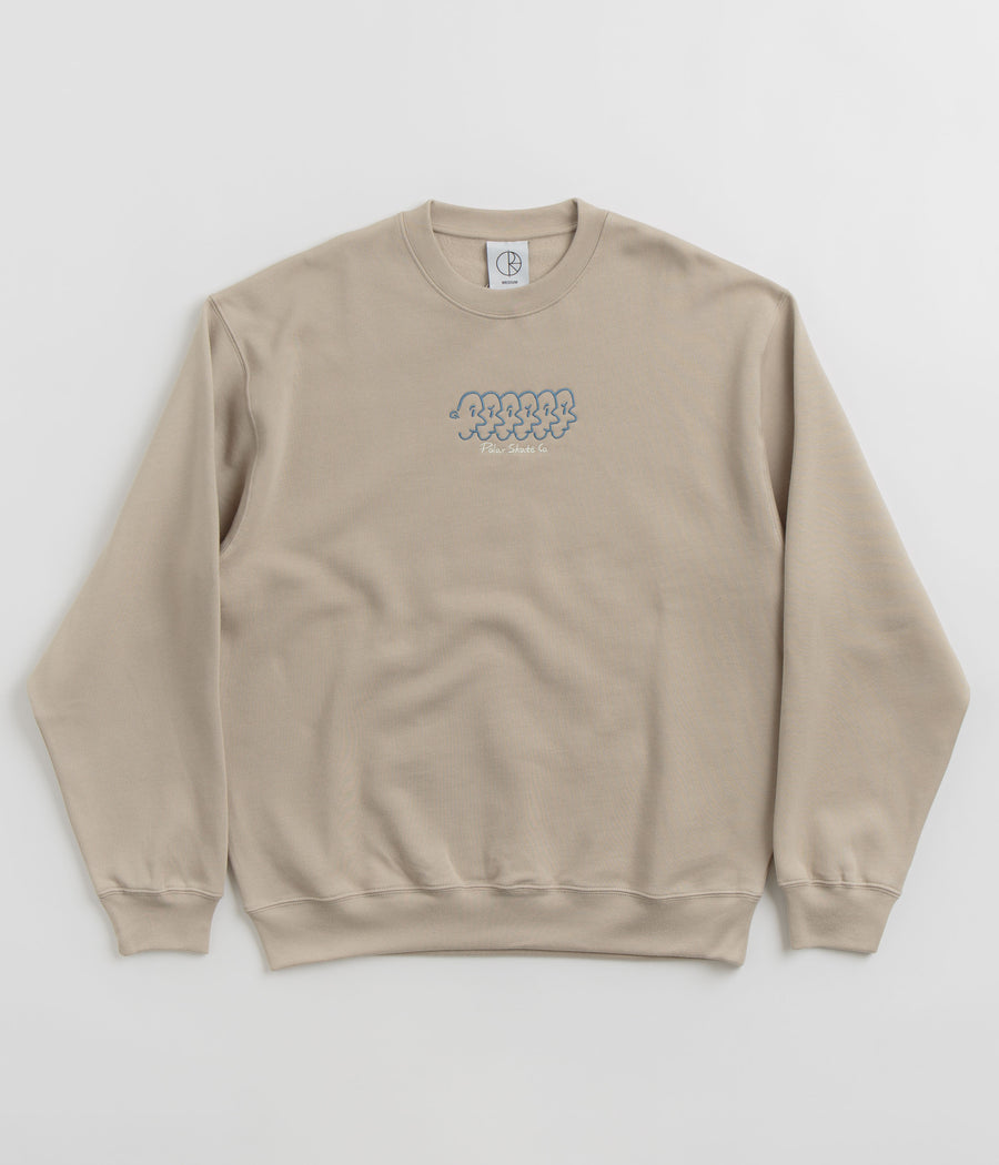 Polar Faces Dave Crewneck Sweatshirt - Taupe